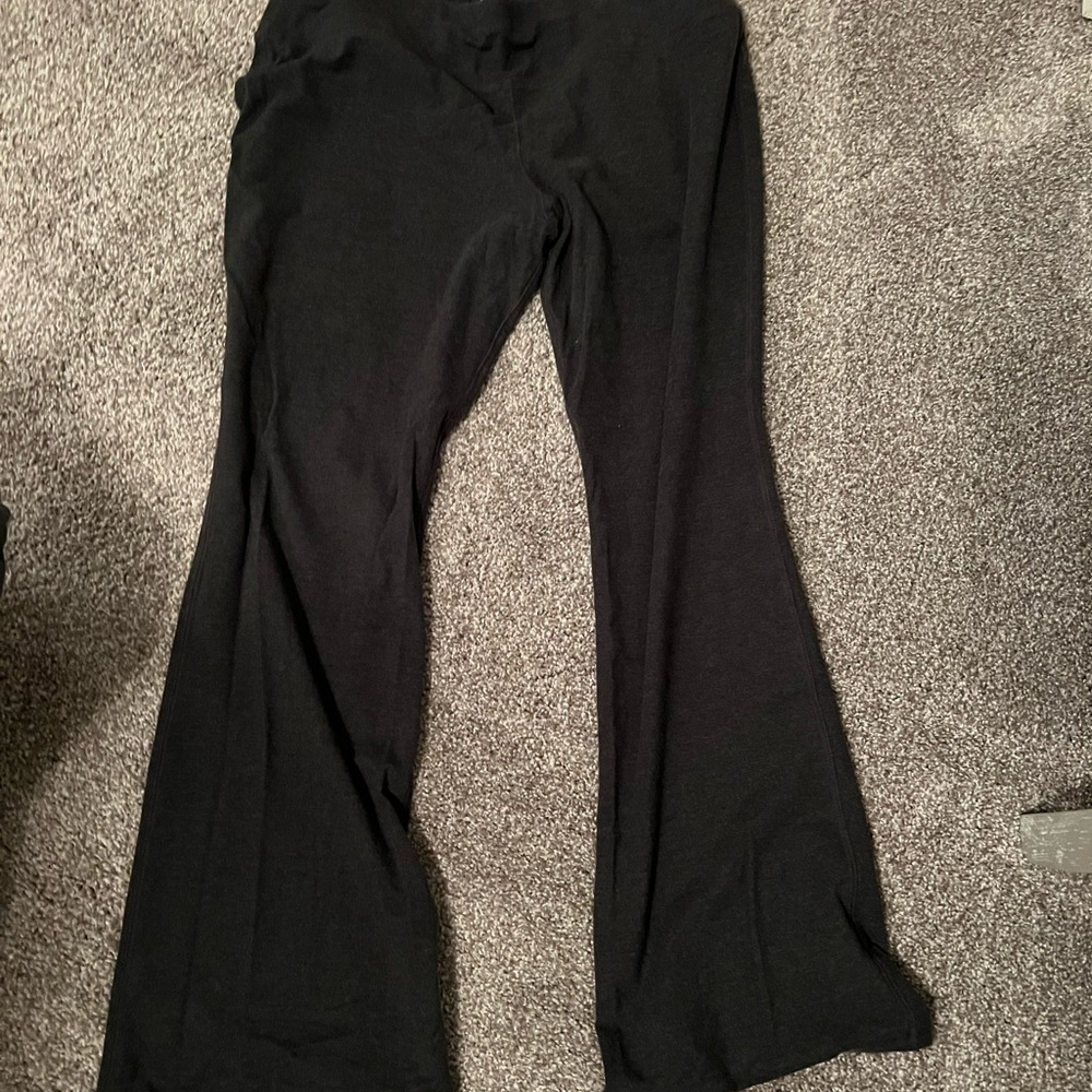 Black and Grey wide leg leggings - Picture 4 of 8